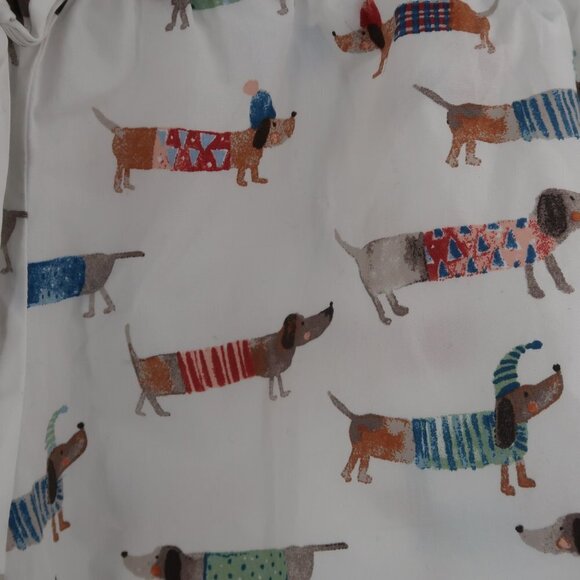 Morgan & Finch Home Collections Weiner Dog Dachshund Sleep Style Shorts Medium - Picture 3 of 6